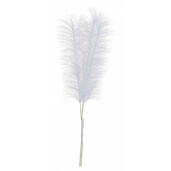 Set 48 buchete Pene albe artificiale 5x53 cm