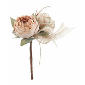 Buchet Trandafiri bej 7x20 cm