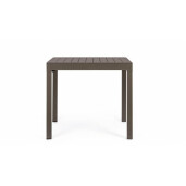 Masa extensibila aluminiu maro Pelagius 83/166x80x75 cm