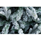 Brad artificial verde cu zapada artificiala slim Praga Ø 65x180 cm