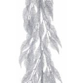 Ghirlanda argintie Peggy 10x180 cm