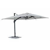 Umbrela gradina gri Ines II 400x300x265 cm