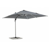 Umbrela gradina Ines, gri, cu led, 300x300x255 cm