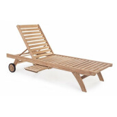 Sezlong gradina lemn maro Maryland 65x200x95 cm