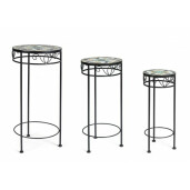 Set 3 suporturi ghivece flori Positano 30x68 cm, 25x57 cm, 20x51 cm