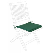 Perna scaun textil verde 42x42x3h