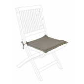 Set 4 perne scaune textil maro 42x42x3 cm