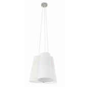 Lustra alba Tris, 40W, 22 cm x 22 cm x 40 h