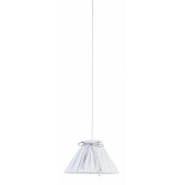 Lustra bumbac alb Nastrino, 60W, Ø 40 x 18.5 h