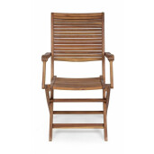 Set 2 scaune lemn maro Noemi 55x64x94 cm