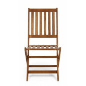 Set 2 scaune pliabile lemn maro Mali 47.5x60x92 cm