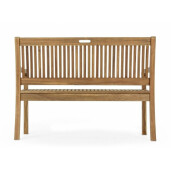 Banca gradina lemn maro Noemi 120x60x88 cm