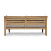 Canapea lemn perne gri Karuba 165x80x75 cm