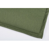 Set 2 perne scaune gradina textil verde Olefin 50x120x3 cm