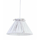 Lustra bumbac alb Nastrino, 60W, Ø 40 x 18.5 h