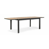 Masa extensibila aluminiu gri antracit blat ceramica Belmar 160/240x100x75 cm