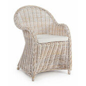 Fotoliu rattan natur Martin 60x67x89 cm