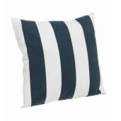 Set 4 perne textil impermeabil alb albastru 43x43x3 cm