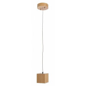 Lustra lemn natur Arese, 3W, 9 cm x 9 cm x 10.5 h