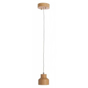 Lustra lemn natur Paullo, 3W, Ø 10 cm x 11.5 h