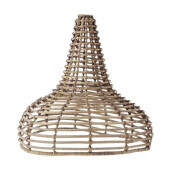 Abajur pentru lustra din rattan natur Doson 50x50x48 cm