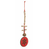 Set 6 ornamente brad Craciun 12.5x3x55.5 cm