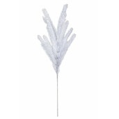 Crenguta artificiala argintie Peacock 20x105 cm