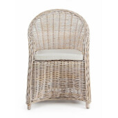 Fotoliu rattan natur Martin 60x67x89 cm