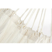 Hamac suspendabil din bumbac crem Kauana 200 cm x 100 cm