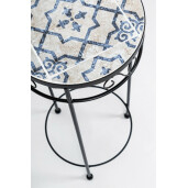 Set 3 suporturi flori fier ceramica Erice 30x68 cm, 25x57 cm, 20x51 cm