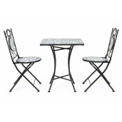 Set mobilier gradina masa 2 scaune Erice 38x38x92 cm, 60x60x75 cm