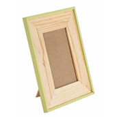 Rama foto de masa lemn natur verde Life 18.5x1.3x23.5 cm