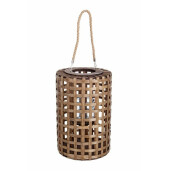 Felinar suspendabil bambus maro Thai  Ø 26 cm x 40 h 