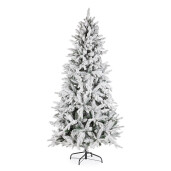 Brad artificial verde cu zapada Harvard Ø118x240h