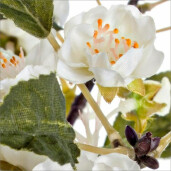 Set 3 crengute artificiale Flori Cires 106 cm