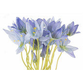 Set 12 flori artificiale Ceapa albastra 77 cm