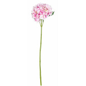 Set 12 Hortensii artificiale roz verzi 67 cm