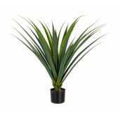 Planta suculenta artificiala verde in ghiveci cu 28 frunze 90 h