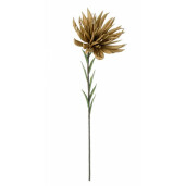 Set 12 Crizanteme artificiale galbene 24x91 cm