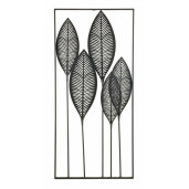 Decoratiune din metal negru pentru perete Adhira 61 cm x 2.5 cm x 135 h