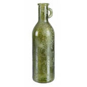 Set 3 vaze sticla verde Arleen 14x50 cm