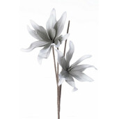 Set 12 flori artificiale gri 22x113 cm