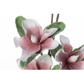 Set 12 flori artificiale Magnolia 35x95 cm