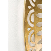 Decoratiune din metal aurie pentru perete Azhira 63 cm