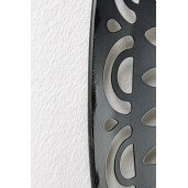 Decoratiune de perete din metal negru Adhira Ø 85 cm x 0.5 cm
