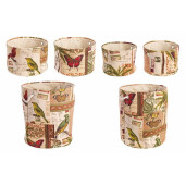 Set 6 cosuri depozitare din textil Botanic Ø 42 cm x 48 h