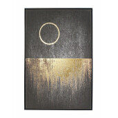 Tablou pe panza pictat in ulei abstract Bold 82.6 cm x 4.3 cm x 122.6 h