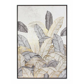 Tablou pe panza pictat in ulei Leaf 82.6 cm x 4.3 cm x 122.6 h