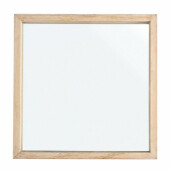 Oglinda decorativa perete cu rama lemn natur Tiziano 42x5x42 cm
