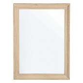 Oglinda decorativa perete rama lemn natur Tiziano 60x3.5x80 cm